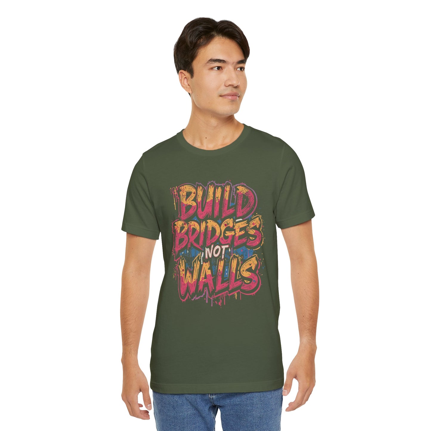 Build Bridges Not Walls T-Shirt | StatementWEAR Social Justice Tee, Unisex Activism Shirt, Equality Graphic Tee