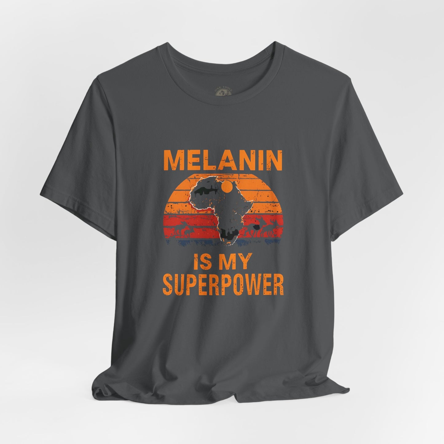 Melanin Superpower Tee | Unisex Jersey Short Sleeve T-Shirt, Activism Apparel, Black Pride Statement Shirt, Gift for Social Justice Advocates