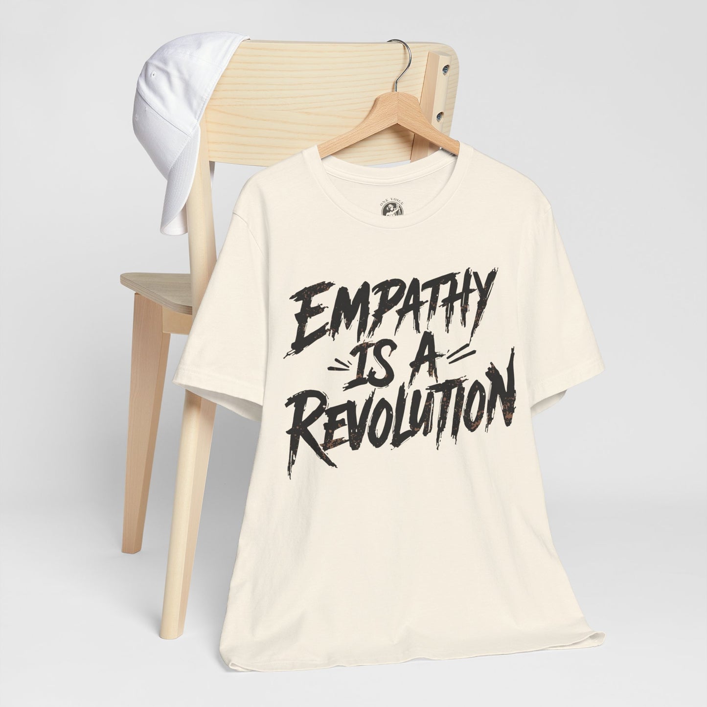 Empathy Is a Revolution T-Shirt | Unisex Short Sleeve Tee for Activism, Comfortable Casual Wear, Gift for Social Justice Enthusiasts