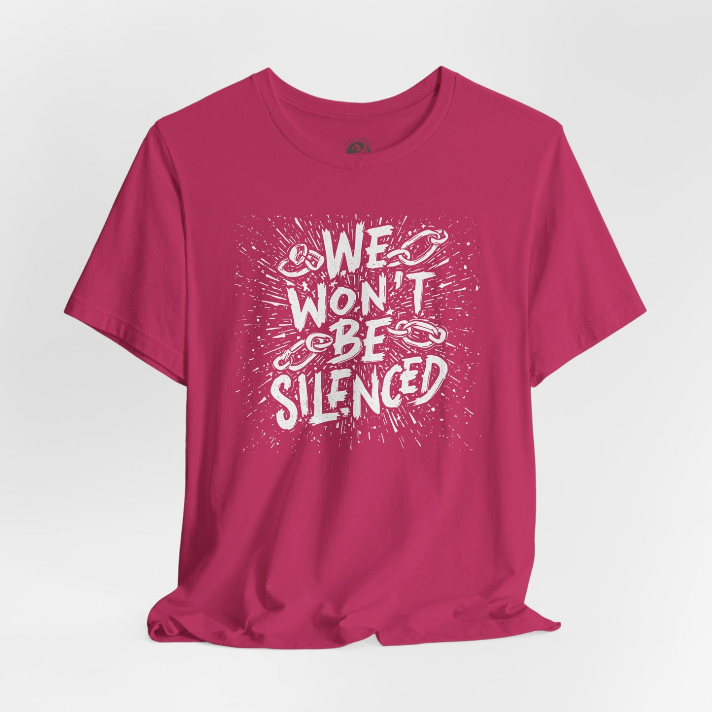 We Won’t Be Silenced Tee – Unisex StatementWEAR Graphic Shirt for Activists, Protest Apparel, Social Justice Gift, Political Statement T-Shirt