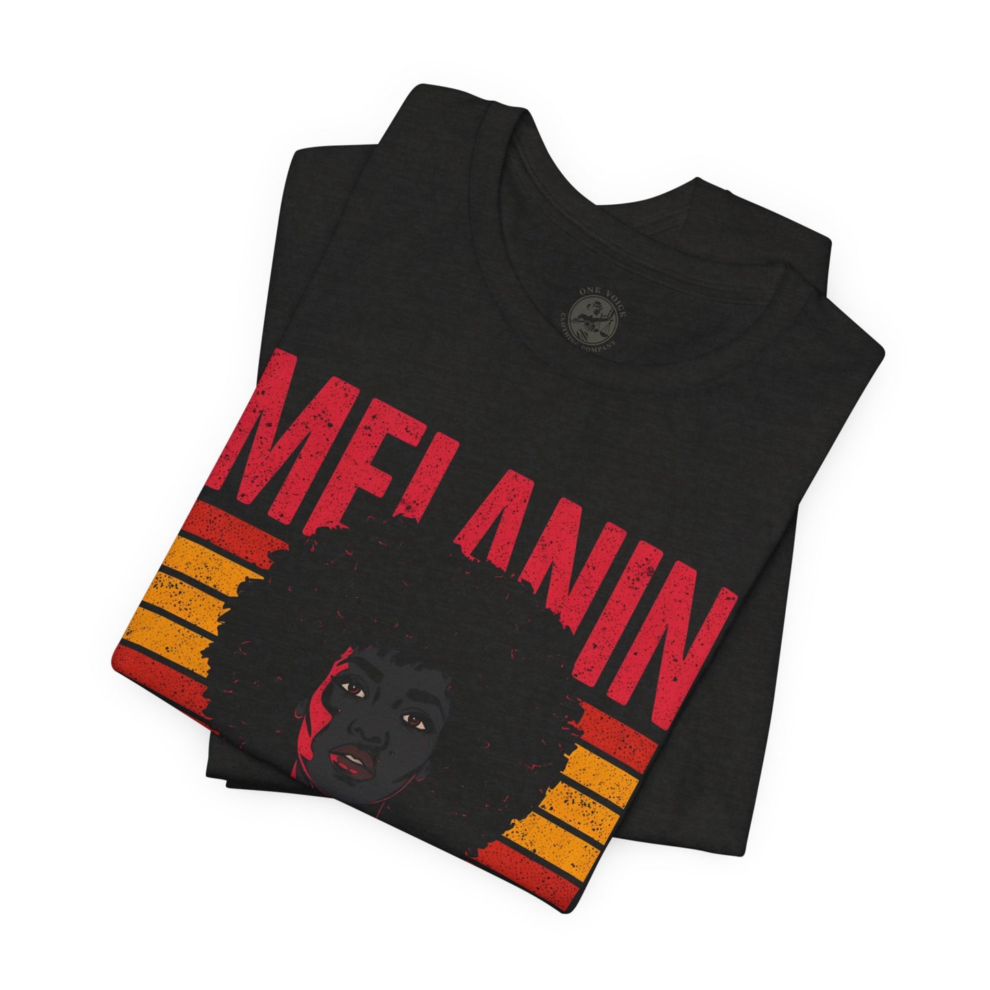 Melanin Strong – Celebrate Black Pride | Unisex Short Sleeve Shirt | Empowerment Tee | Black History Apparel | Racial Justice Statement Wear | Gift for Activists