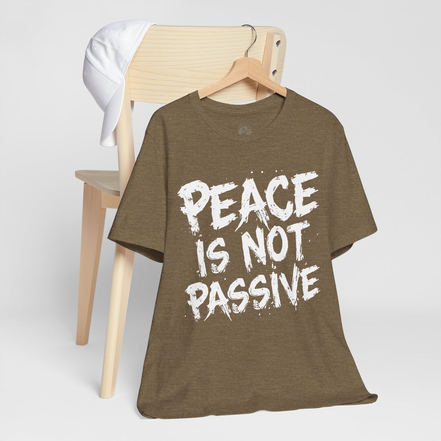 Peace Is Not Passive T-Shirt | StatementWEAR Social Justice Tee, Unisex Activism Shirt, Human Rights Graphic Tee