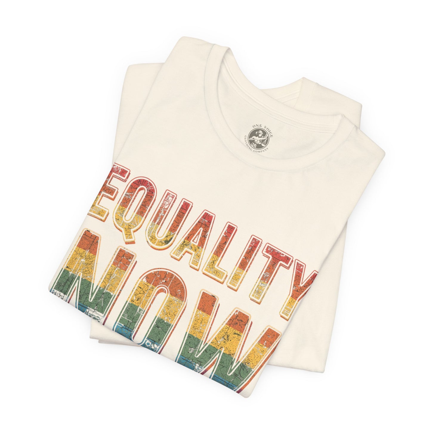 Equality Now – Unisex Jersey Tee | Trans Pride T-Shirt | LGBTQ+ Apparel | Equality Statement Shirt | Comfortable Casual Wear | Gift for Activists