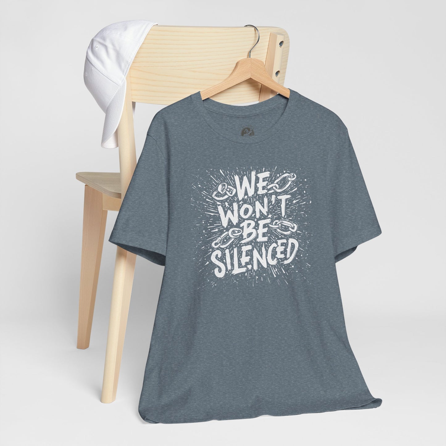 We Won’t Be Silenced Tee – Unisex StatementWEAR Graphic Shirt for Activists, Protest Apparel, Social Justice Gift, Political Statement T-Shirt
