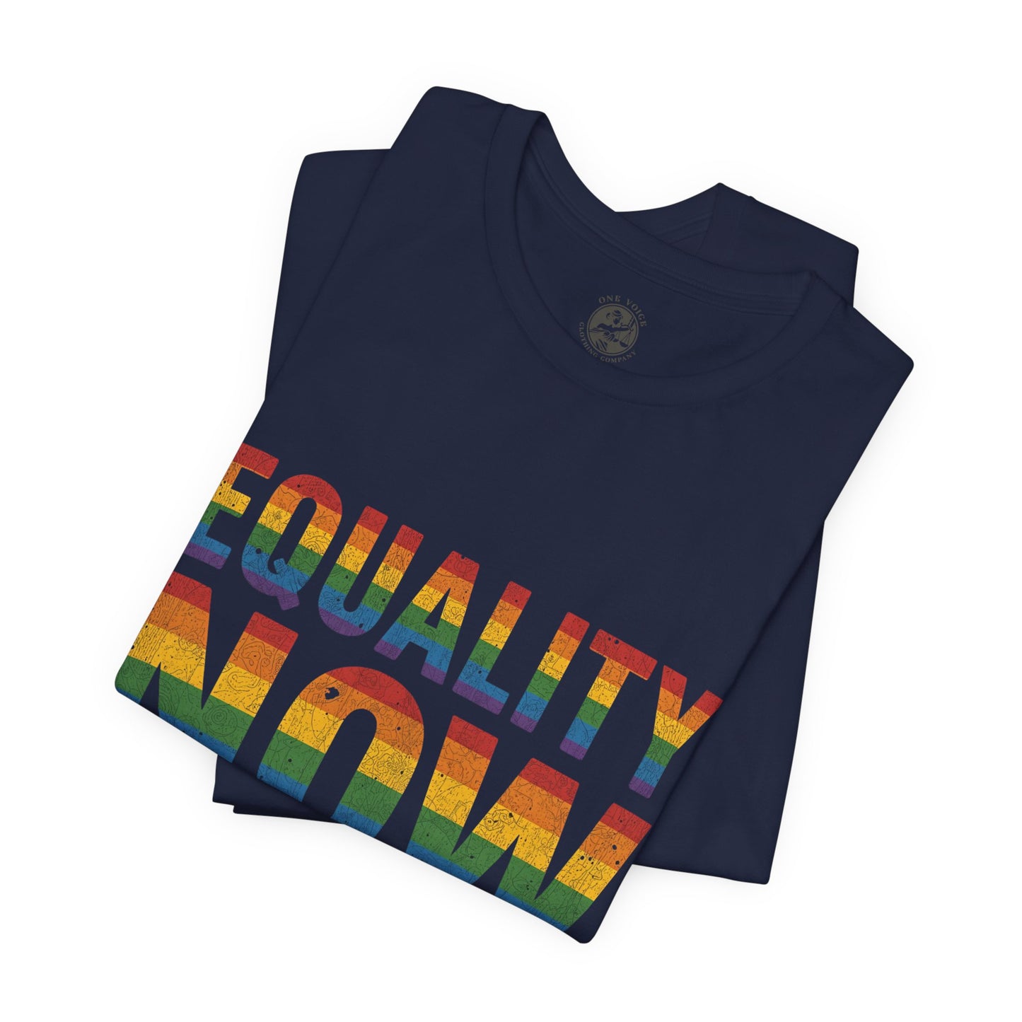 Equality Now – Unisex Jersey Tee | Pride T-Shirt | LGBTQ+ Apparel | Equality Statement Shirt | Comfortable Casual Wear | Gift for Activists