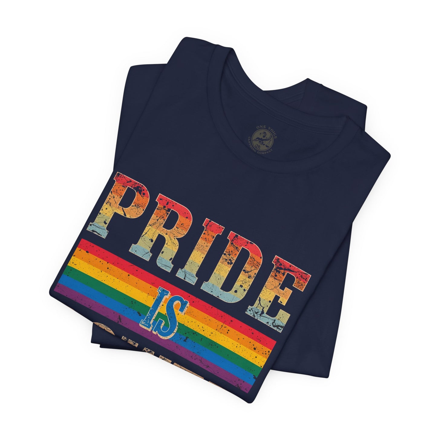Pride is Power – Unisex Jersey Tee | Pride T-Shirt | LGBTQ+ Apparel | Equality Statement Shirt | Comfortable Casual Wear | Gift for Activists