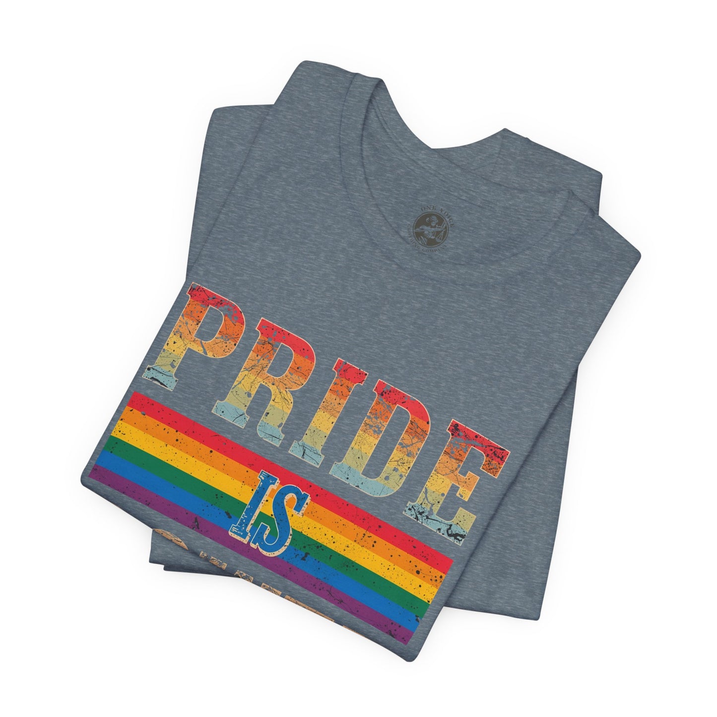 Pride is Power – Unisex Jersey Tee | Pride T-Shirt | LGBTQ+ Apparel | Equality Statement Shirt | Comfortable Casual Wear | Gift for Activists