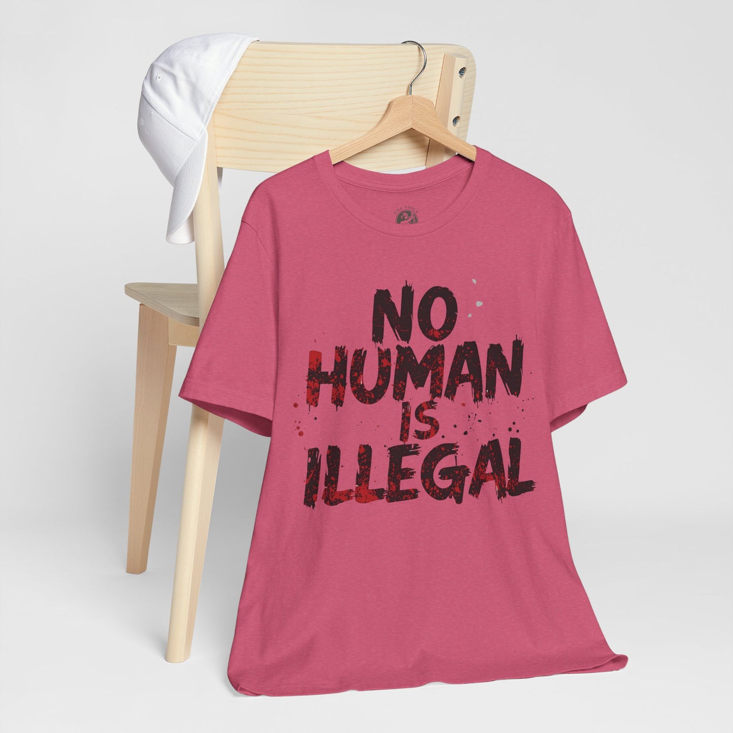 No Human Is Illegal Unisex Tee, Equality T-Shirt, Human Rights Shirt, Activism Apparel, Gift for Social Justice Advocate