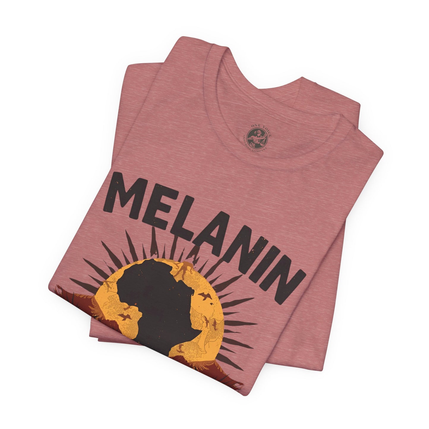 Melanin Strong – Unisex Jersey Short Sleeve Shirt | Empowerment Tee | Black History Month Apparel | Statement Shirt | Gift for Activists