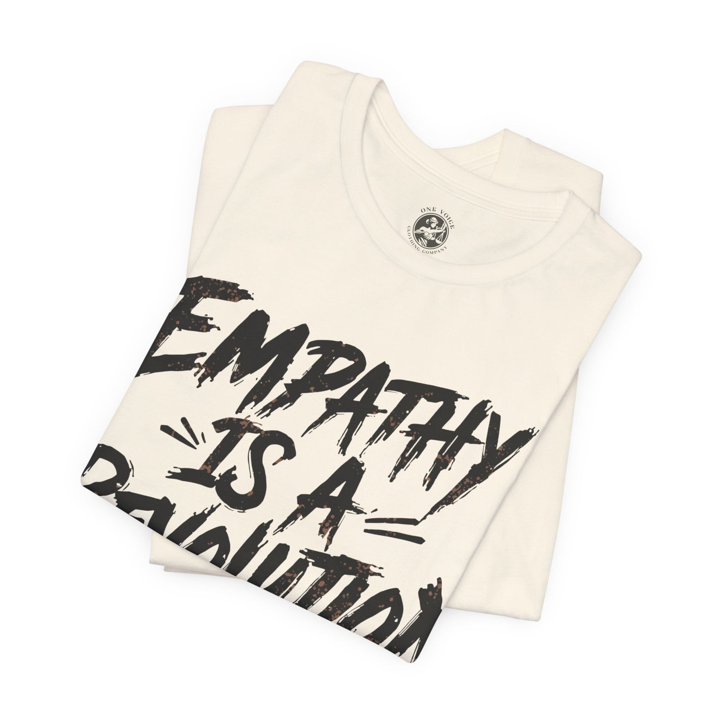Empathy Is a Revolution T-Shirt | Unisex Short Sleeve Tee for Activism, Comfortable Casual Wear, Gift for Social Justice Enthusiasts