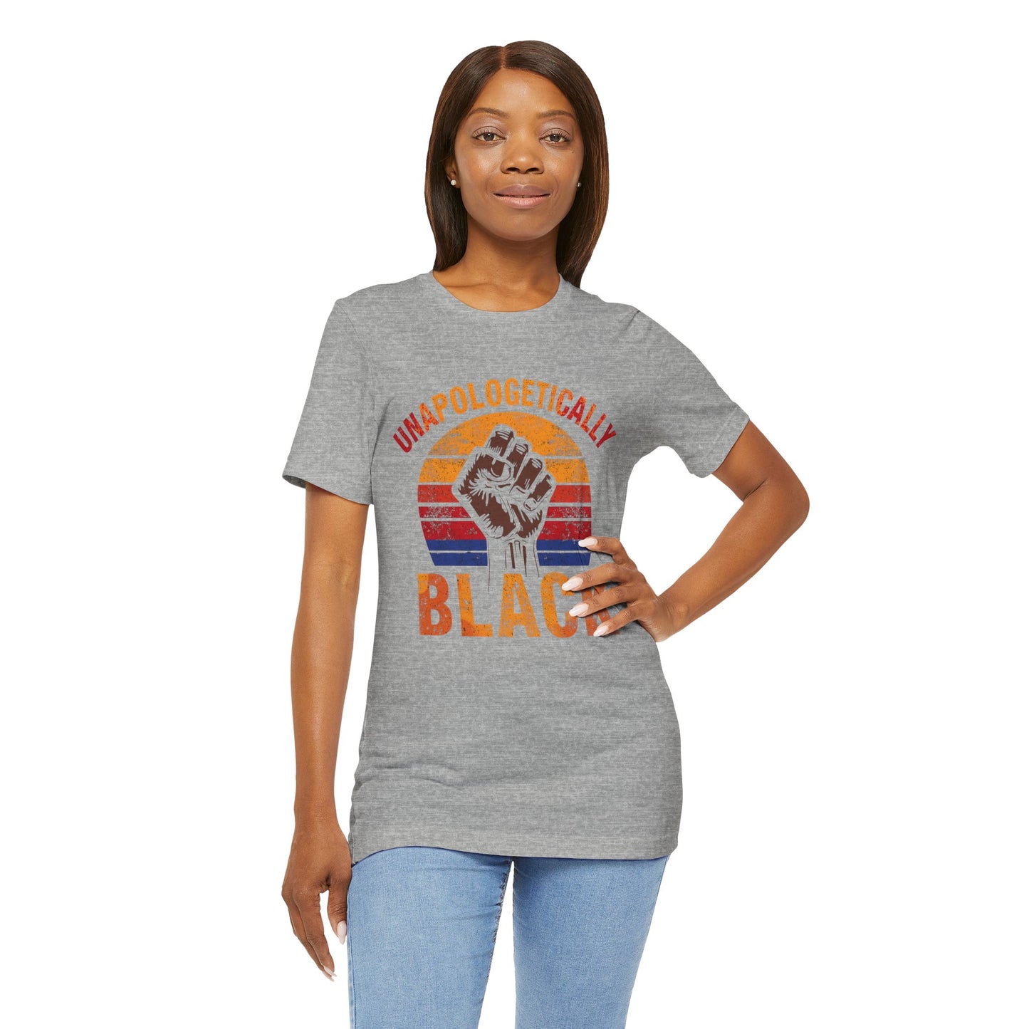 Unapologetically Black – Unisex Jersey Short Sleeve Tee | Racial Justice Shirt | Activism Apparel | Empowerment T-Shirt | Gift for Activists