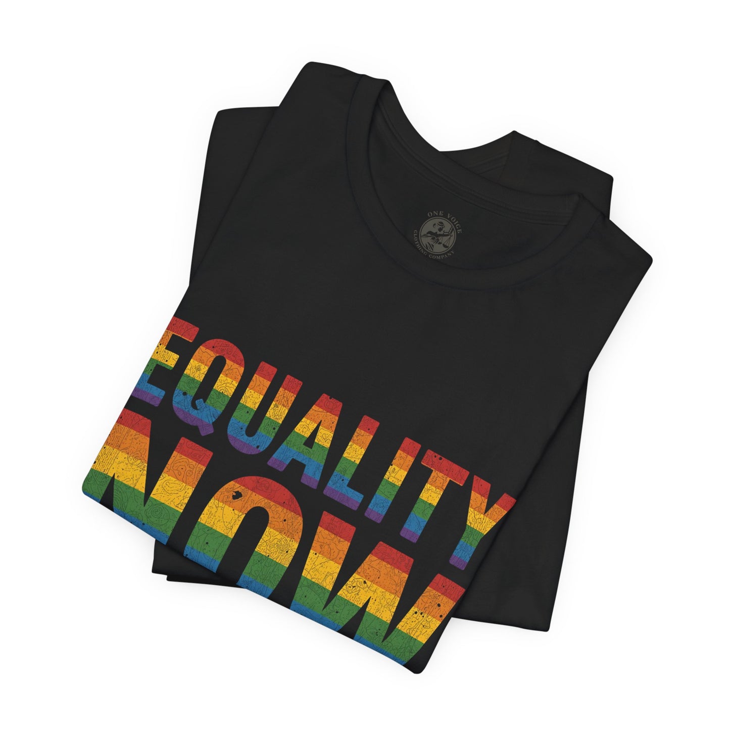 Equality Now – Unisex Jersey Tee | Pride T-Shirt | LGBTQ+ Apparel | Equality Statement Shirt | Comfortable Casual Wear | Gift for Activists