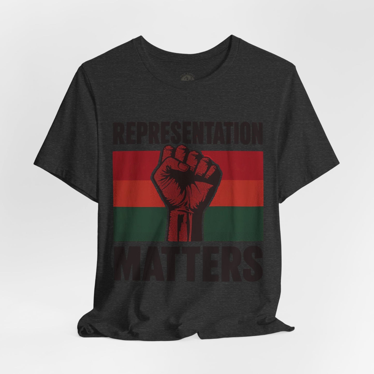 Representation Matters – Unisex Tee | Statement Shirt for Advocacy & Awareness | Black History Month Apparel | Gift for Activists | Casual Wear