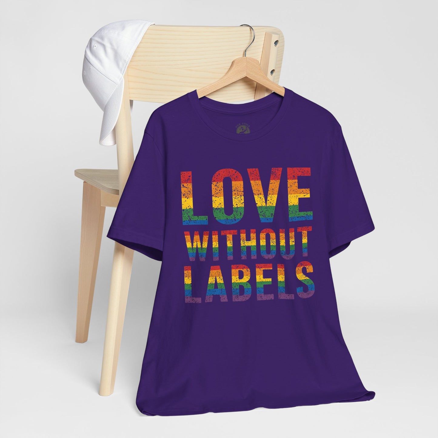 Love Without Labels – Unisex Tee | Celebrate Pride | LGBTQ+ Support Shirt | Casual Wear | Gift for Friends | PrideWEAR Collection