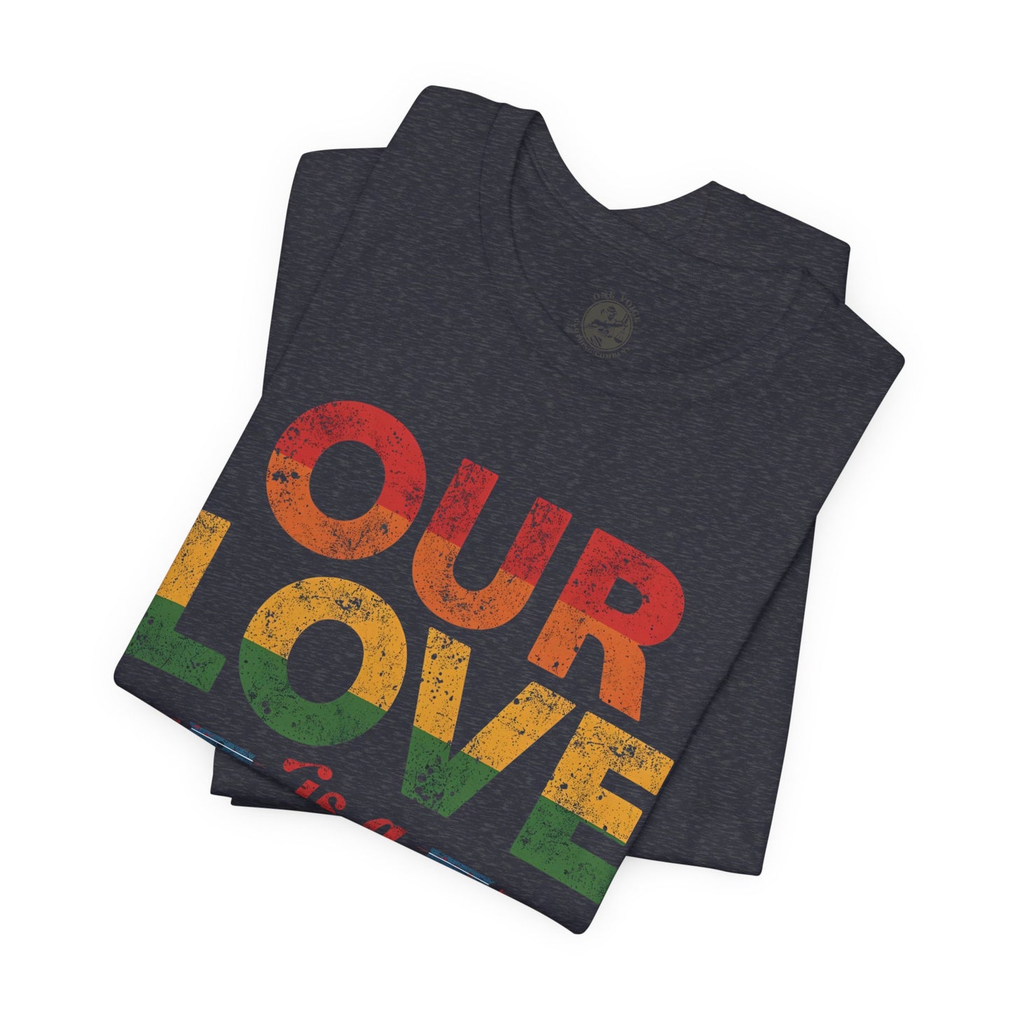Our Love Is a Revolution Tee | Unisex Pride T-Shirt, LGBTQ+ Equality Apparel, Love Is Love Statement Shirt, Gift for Allies, Casual Wear