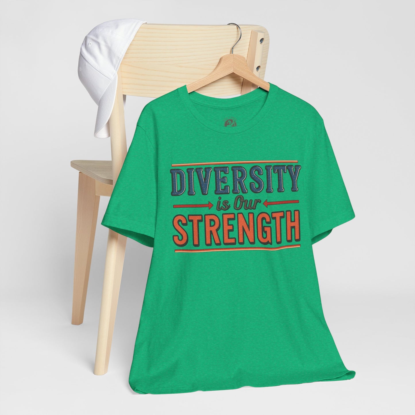 Diversity is Our Strength – Unisex T-Shirt | Equality Message Short Sleeve Tee | Pride Event Shirt | Casual Wear | Gifts for Friends & Allies