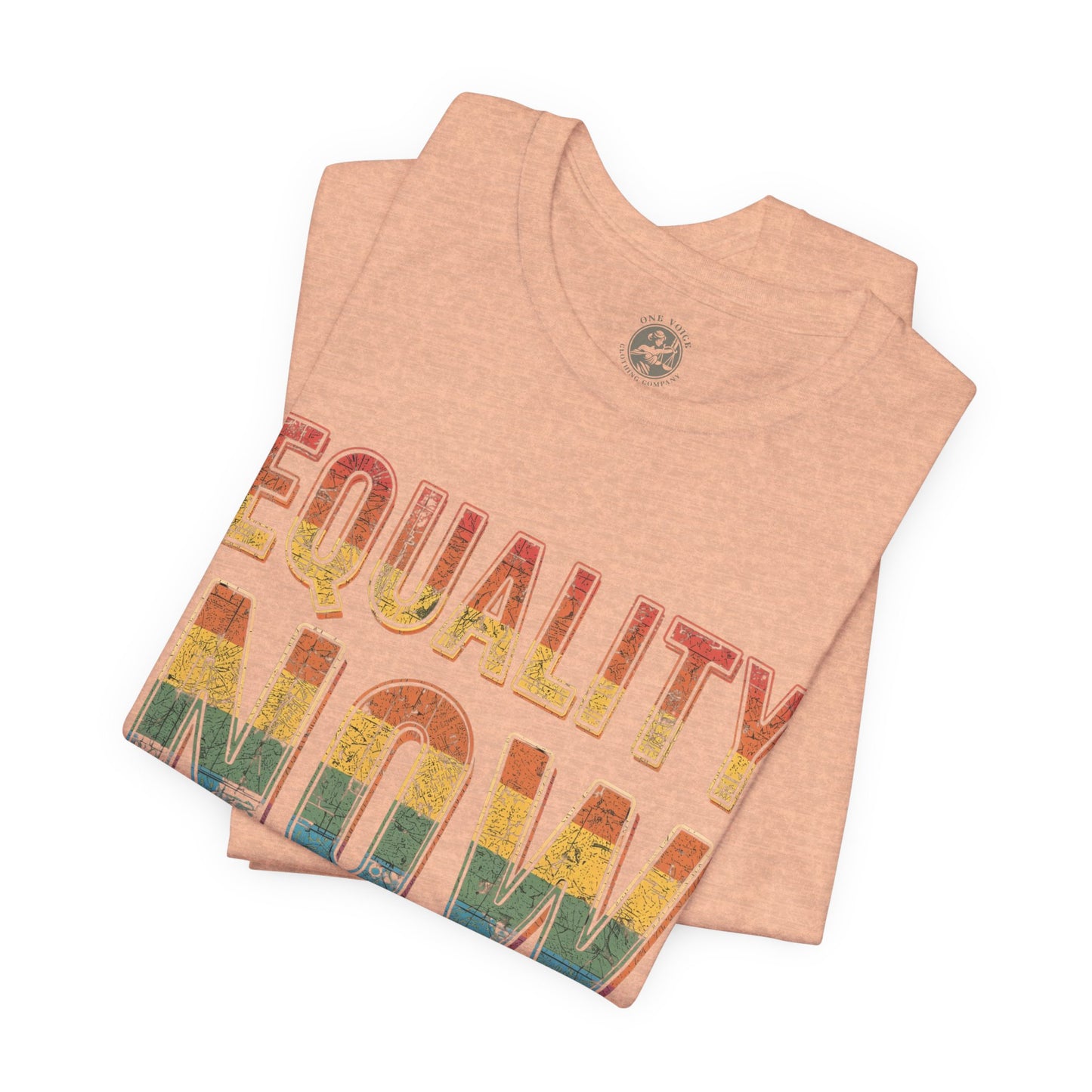 Equality Now – Unisex Jersey Tee | Trans Pride T-Shirt | LGBTQ+ Apparel | Equality Statement Shirt | Comfortable Casual Wear | Gift for Activists