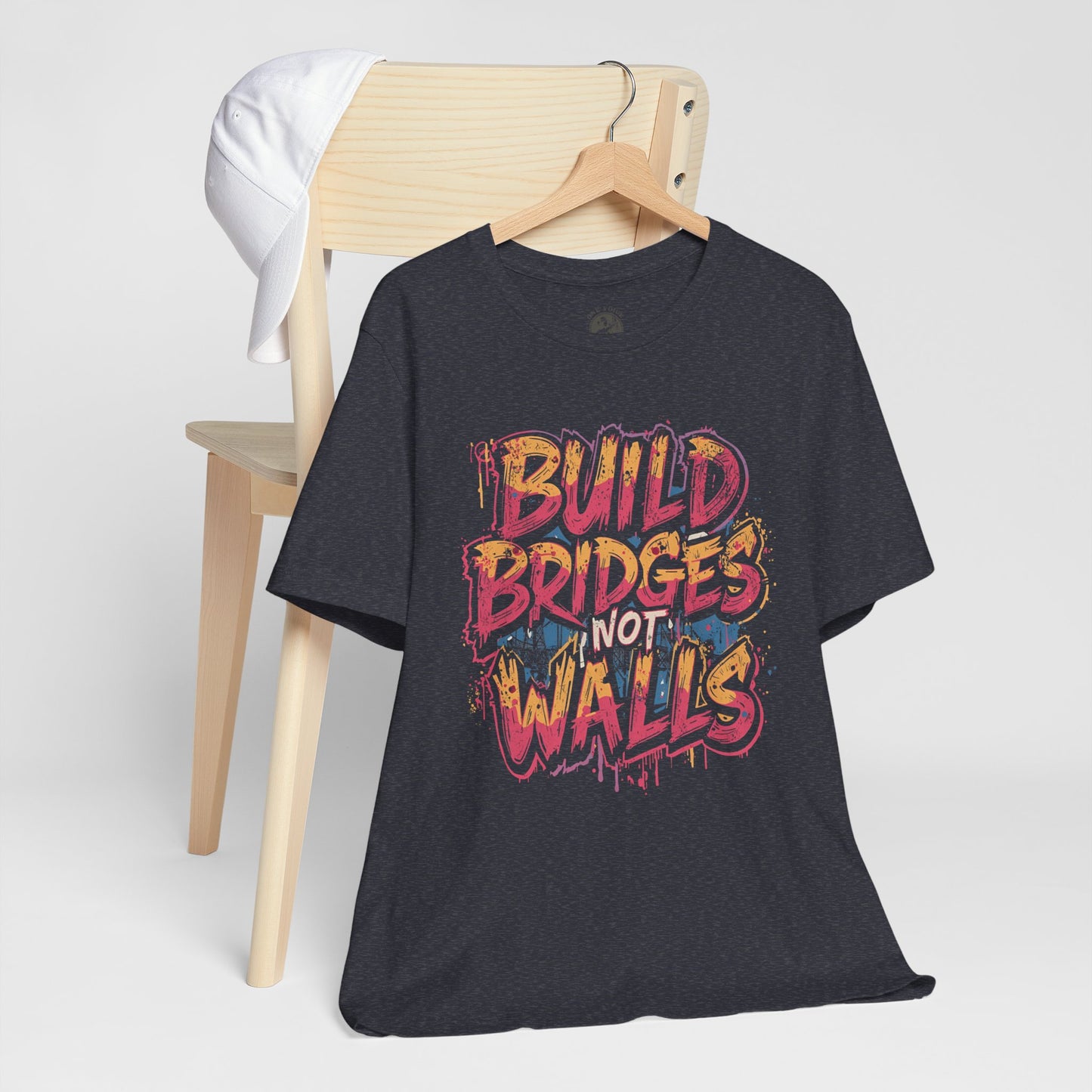 Build Bridges Not Walls T-Shirt | StatementWEAR Social Justice Tee, Unisex Activism Shirt, Equality Graphic Tee