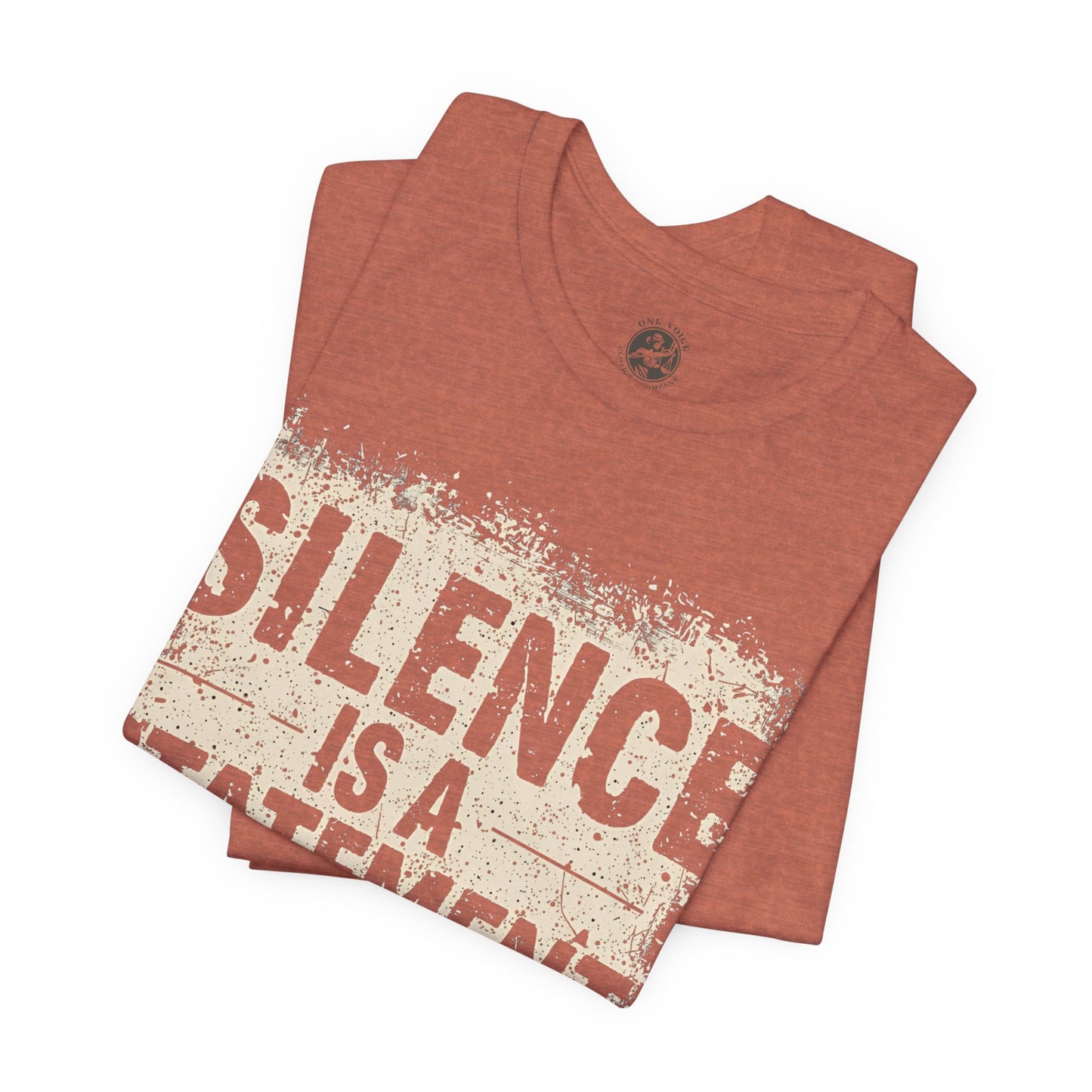 Silence is a Statement – Unisex Jersey Tee | Inspirational T-Shirt | Protest Shirt | Social Justice Apparel | Gift for Activists | Casual Wear