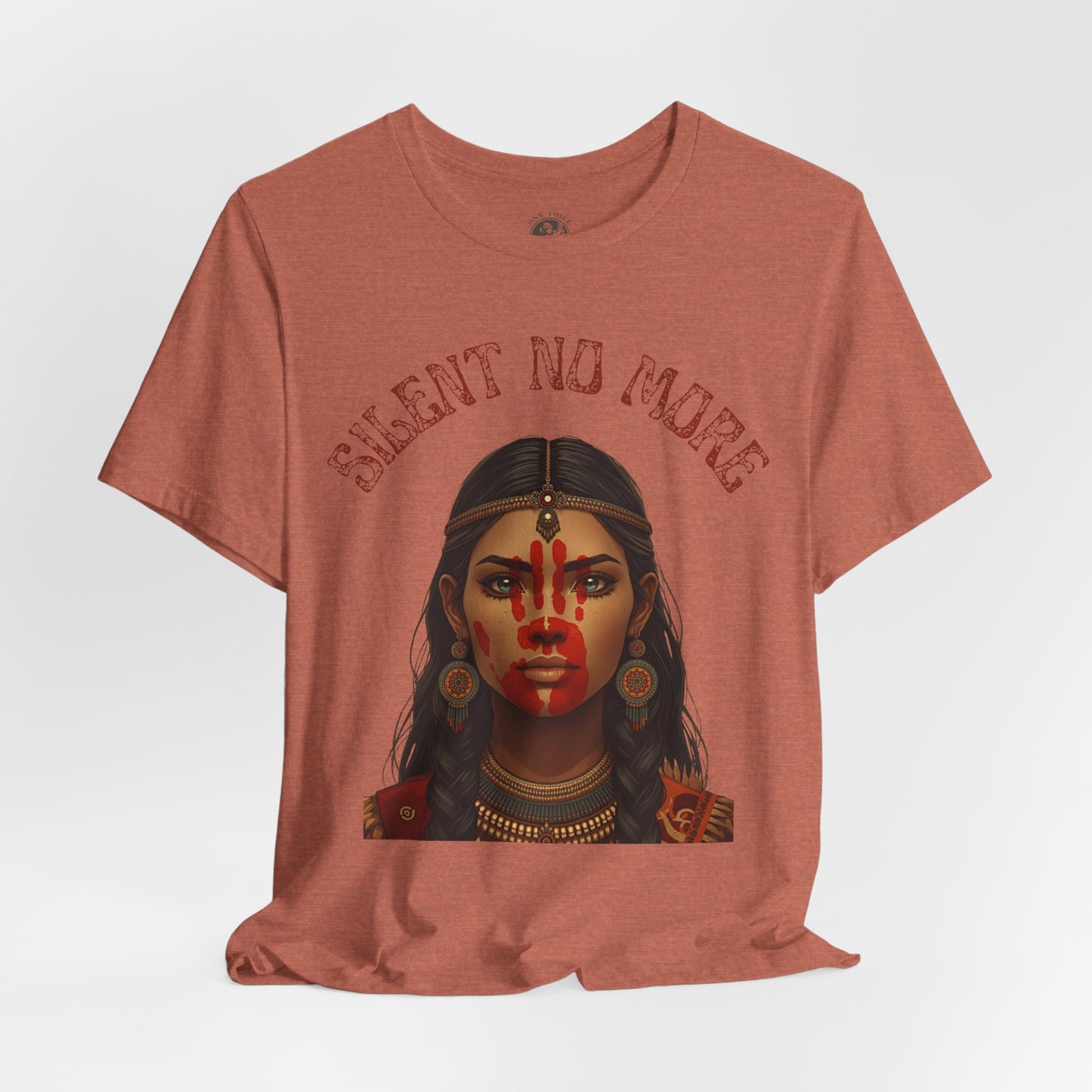 Silent No More Tee – Unisex MelaninWEAR Graphic Shirt Honoring Indigenous Women, Cultural Pride, and Empowered Voices