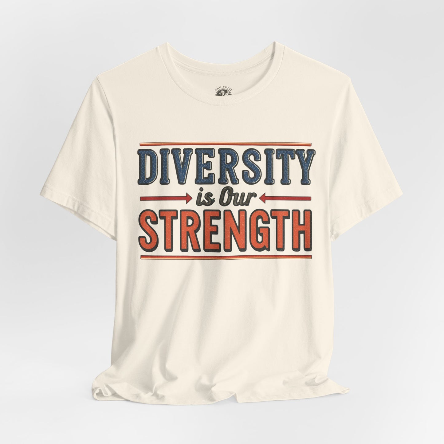 Diversity is Our Strength – Unisex T-Shirt | Equality Message Short Sleeve Tee | Pride Event Shirt | Casual Wear | Gifts for Friends & Allies