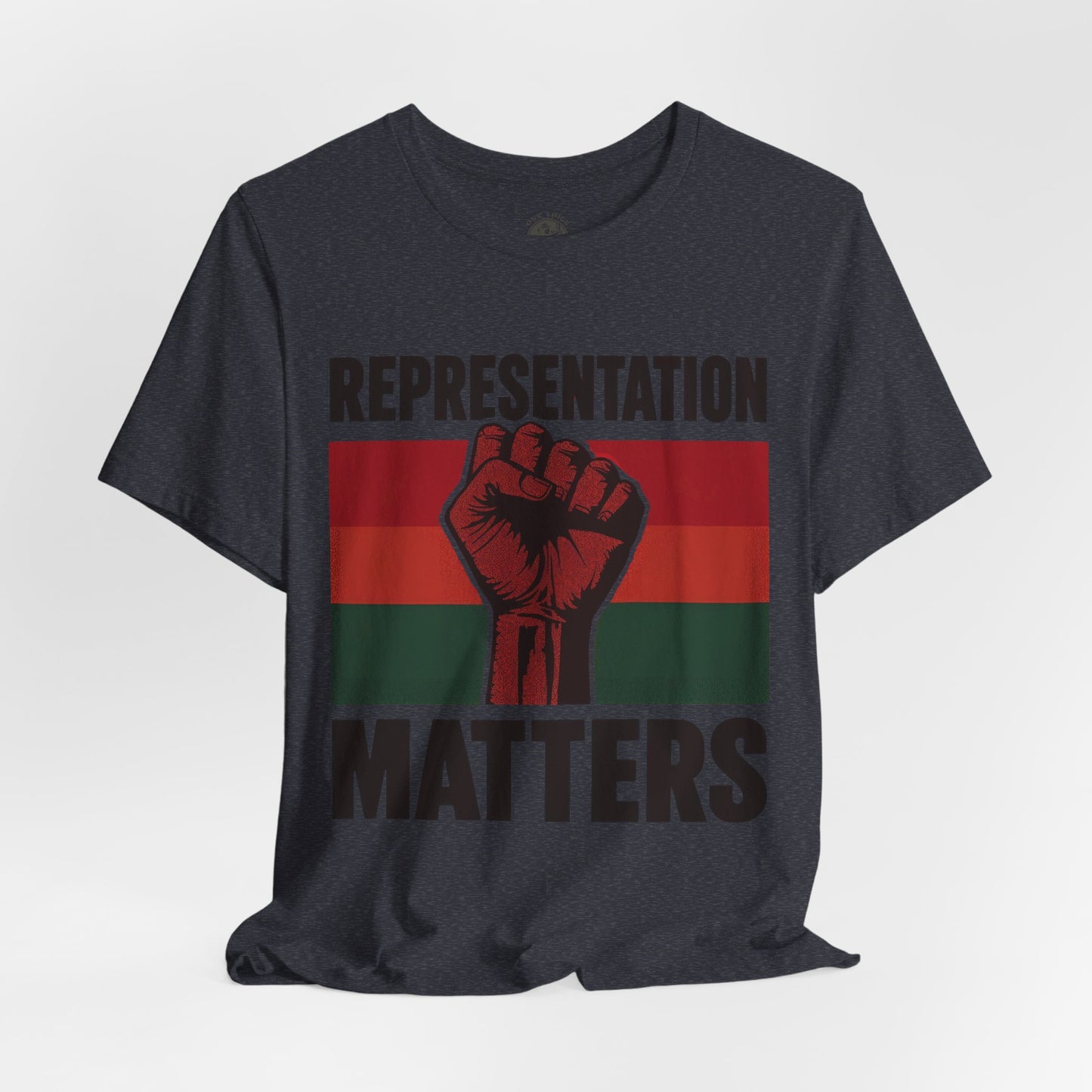 Representation Matters – Unisex Tee | Statement Shirt for Advocacy & Awareness | Black History Month Apparel | Gift for Activists | Casual Wear