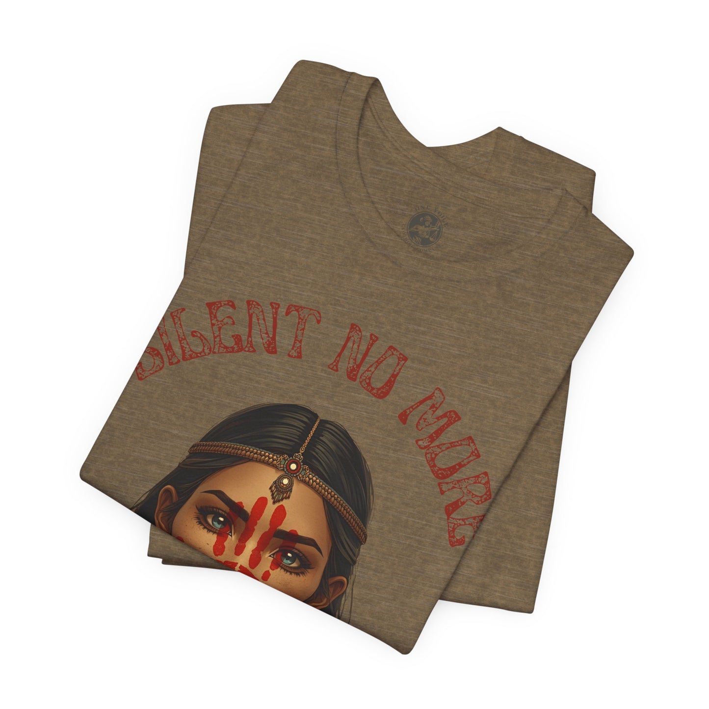 Silent No More Tee – Unisex MelaninWEAR Graphic Shirt Honoring Indigenous Women, Cultural Pride, and Empowered Voices