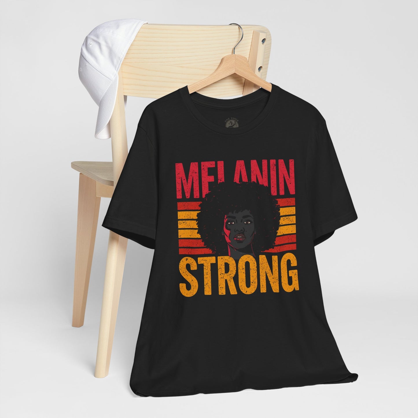Melanin Strong – Celebrate Black Pride | Unisex Short Sleeve Shirt | Empowerment Tee | Black History Apparel | Racial Justice Statement Wear | Gift for Activists