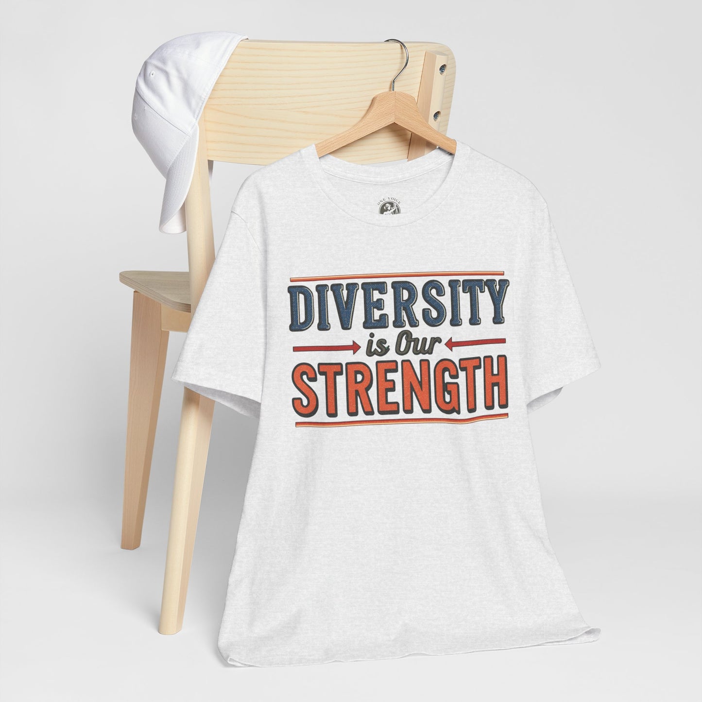 Diversity is Our Strength – Unisex T-Shirt | Equality Message Short Sleeve Tee | Pride Event Shirt | Casual Wear | Gifts for Friends & Allies