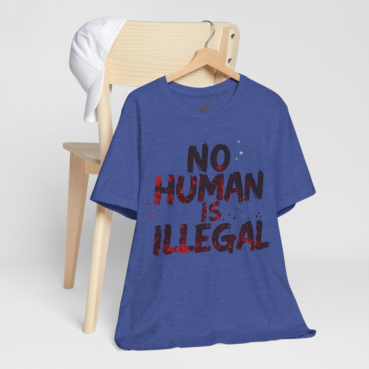No Human Is Illegal Unisex Tee, Equality T-Shirt, Human Rights Shirt, Activism Apparel, Gift for Social Justice Advocate