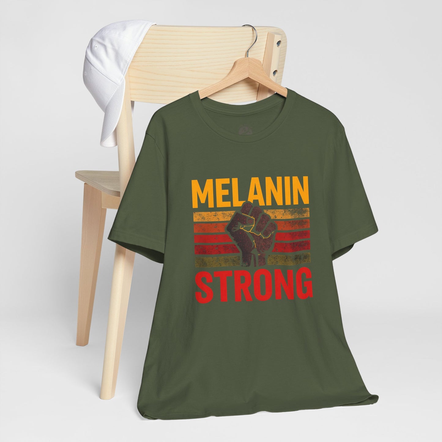Melanin Strong – Unisex Tee | Empowerment Shirt | Black History Month Gift | Social Justice Apparel | Comfortable Casual Wear | Statement Tee