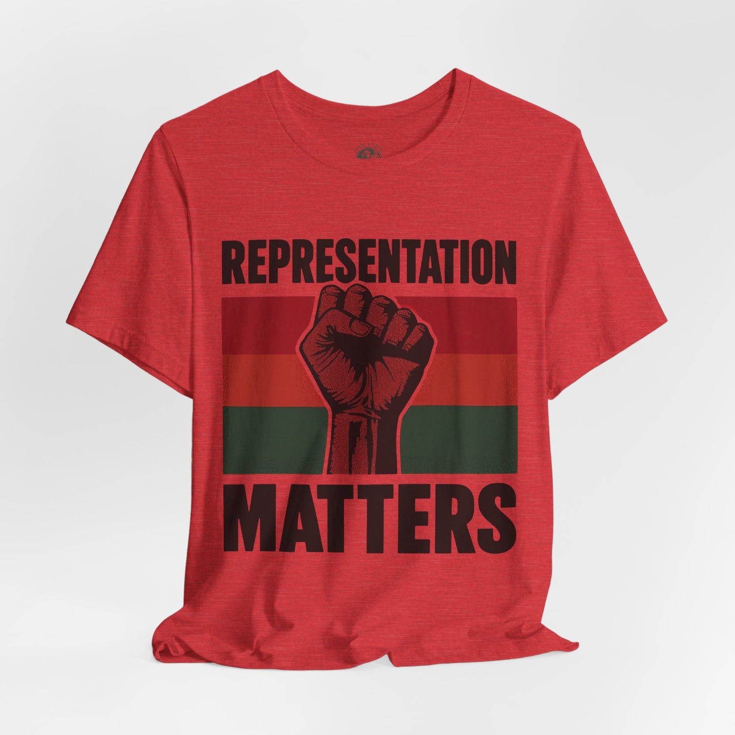 Representation Matters – Unisex Tee | Statement Shirt for Advocacy & Awareness | Black History Month Apparel | Gift for Activists | Casual Wear