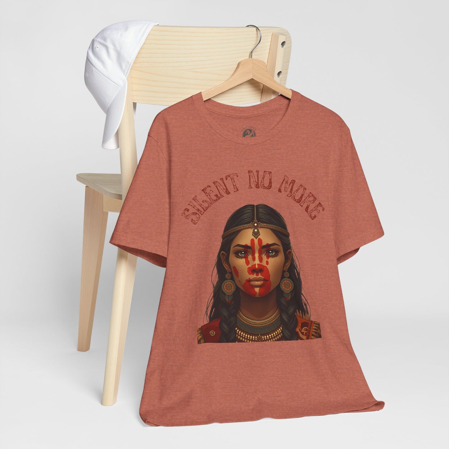 Silent No More Tee – Unisex MelaninWEAR Graphic Shirt Honoring Indigenous Women, Cultural Pride, and Empowered Voices