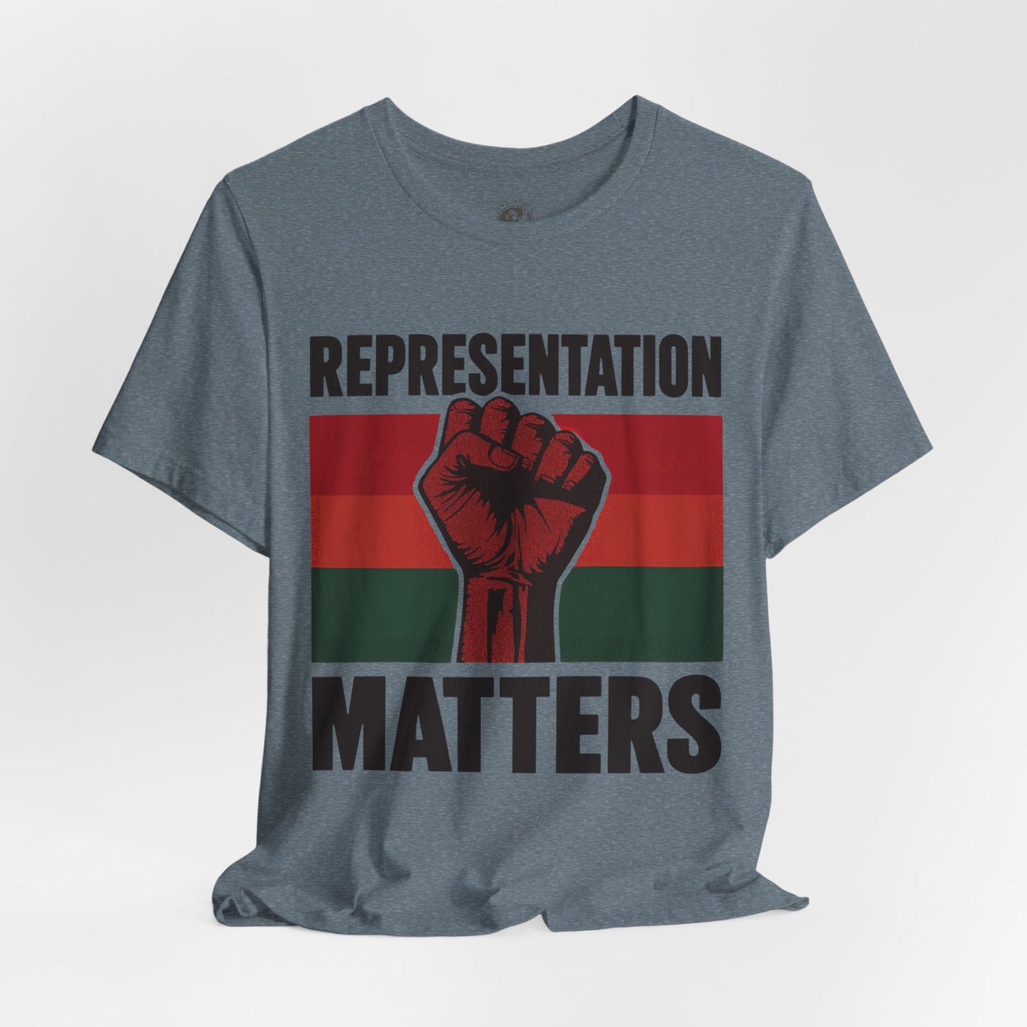 Representation Matters – Unisex Tee | Statement Shirt for Advocacy & Awareness | Black History Month Apparel | Gift for Activists | Casual Wear