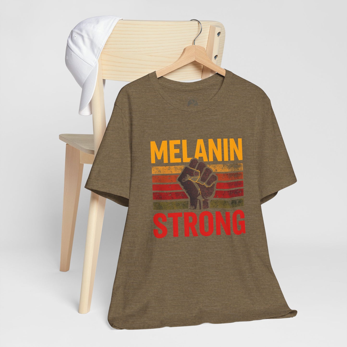 Melanin Strong – Unisex Tee | Empowerment Shirt | Black History Month Gift | Social Justice Apparel | Comfortable Casual Wear | Statement Tee
