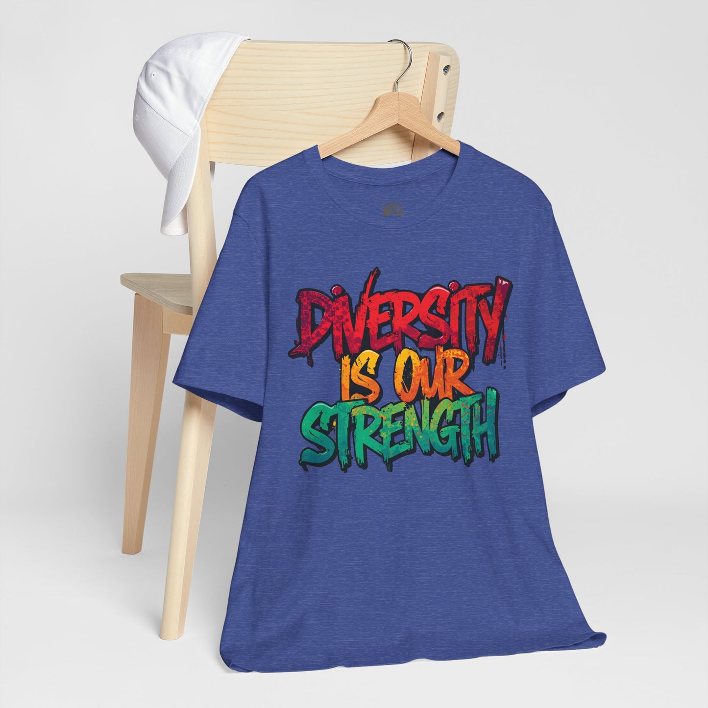 Diversity is Our Strength Tee – Unisex Jersey Short Sleeve T-Shirt | Inclusive Apparel | Social Justice Shirt | Gift for Activists | Colorful Equality Wear
