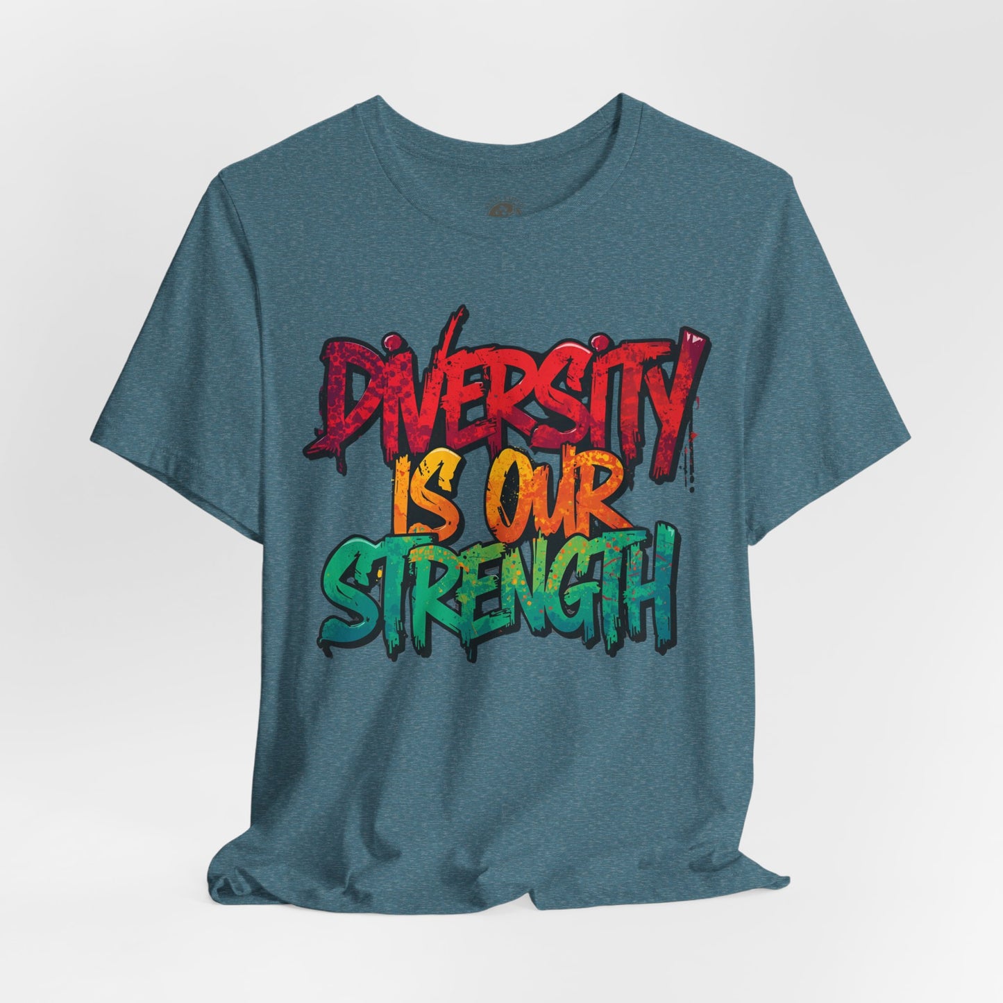 Diversity is Our Strength Tee – Unisex Jersey Short Sleeve T-Shirt | Inclusive Apparel | Social Justice Shirt | Gift for Activists | Colorful Equality Wear