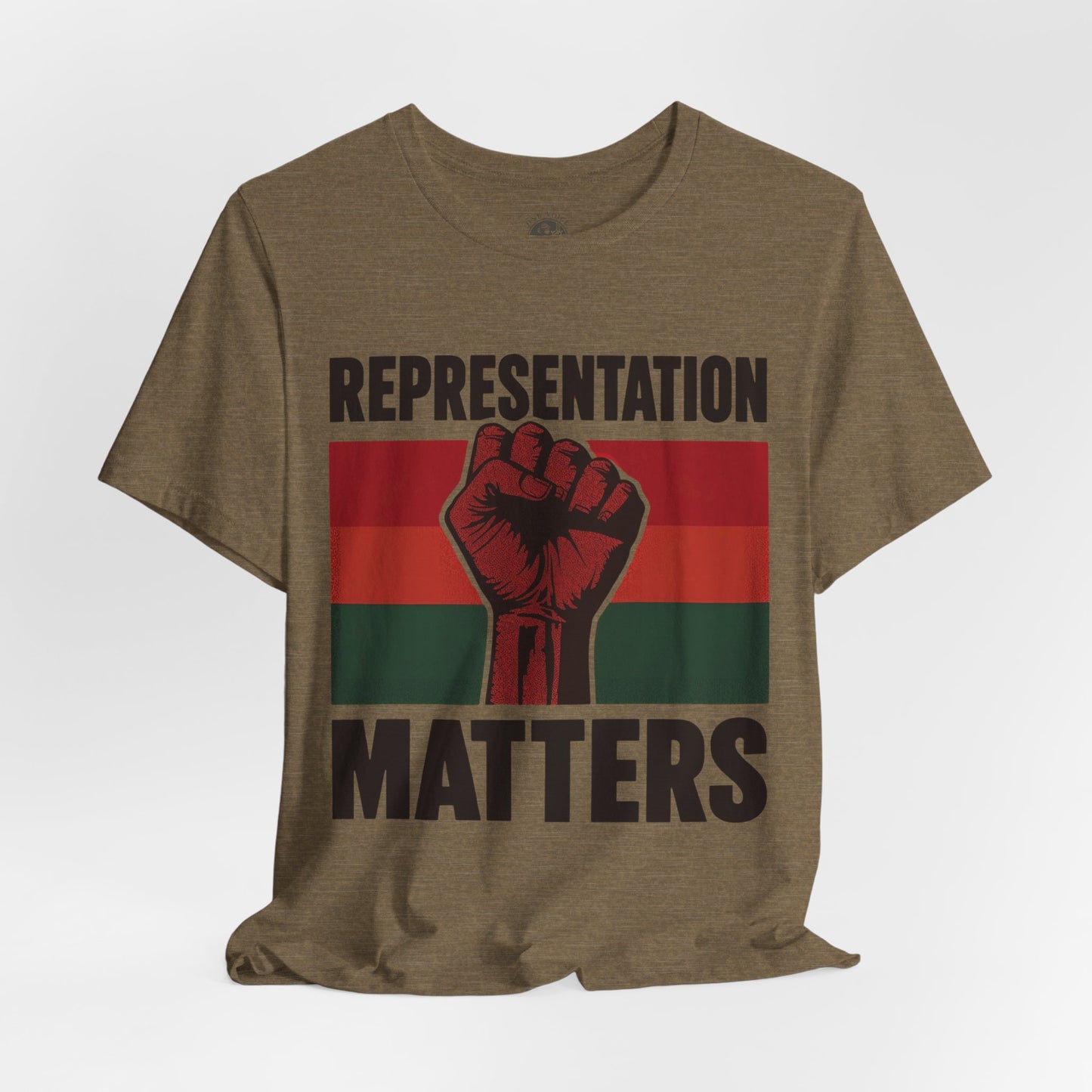 Representation Matters – Unisex Tee | Statement Shirt for Advocacy & Awareness | Black History Month Apparel | Gift for Activists | Casual Wear
