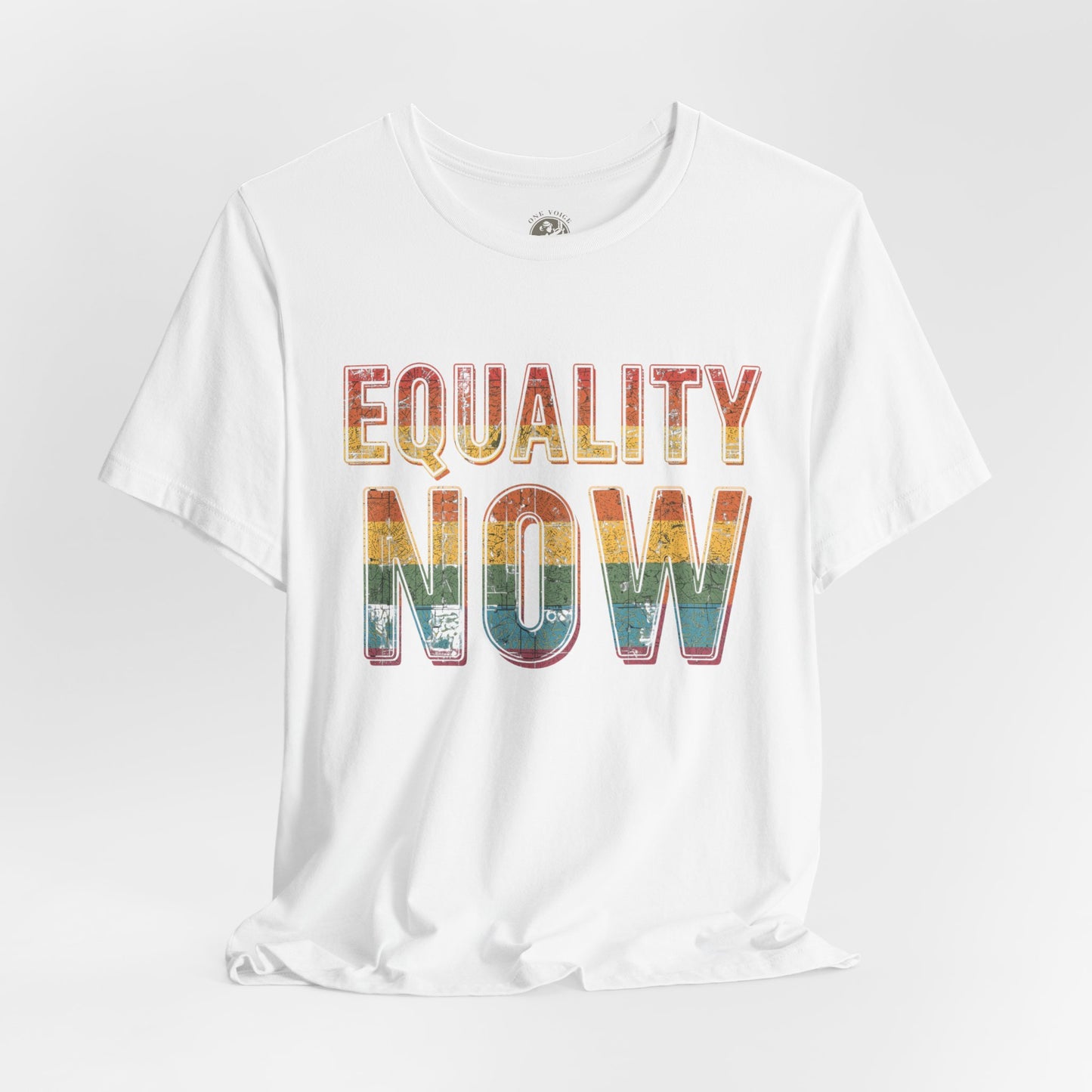 Equality Now – Unisex Jersey Tee | Trans Pride T-Shirt | LGBTQ+ Apparel | Equality Statement Shirt | Comfortable Casual Wear | Gift for Activists