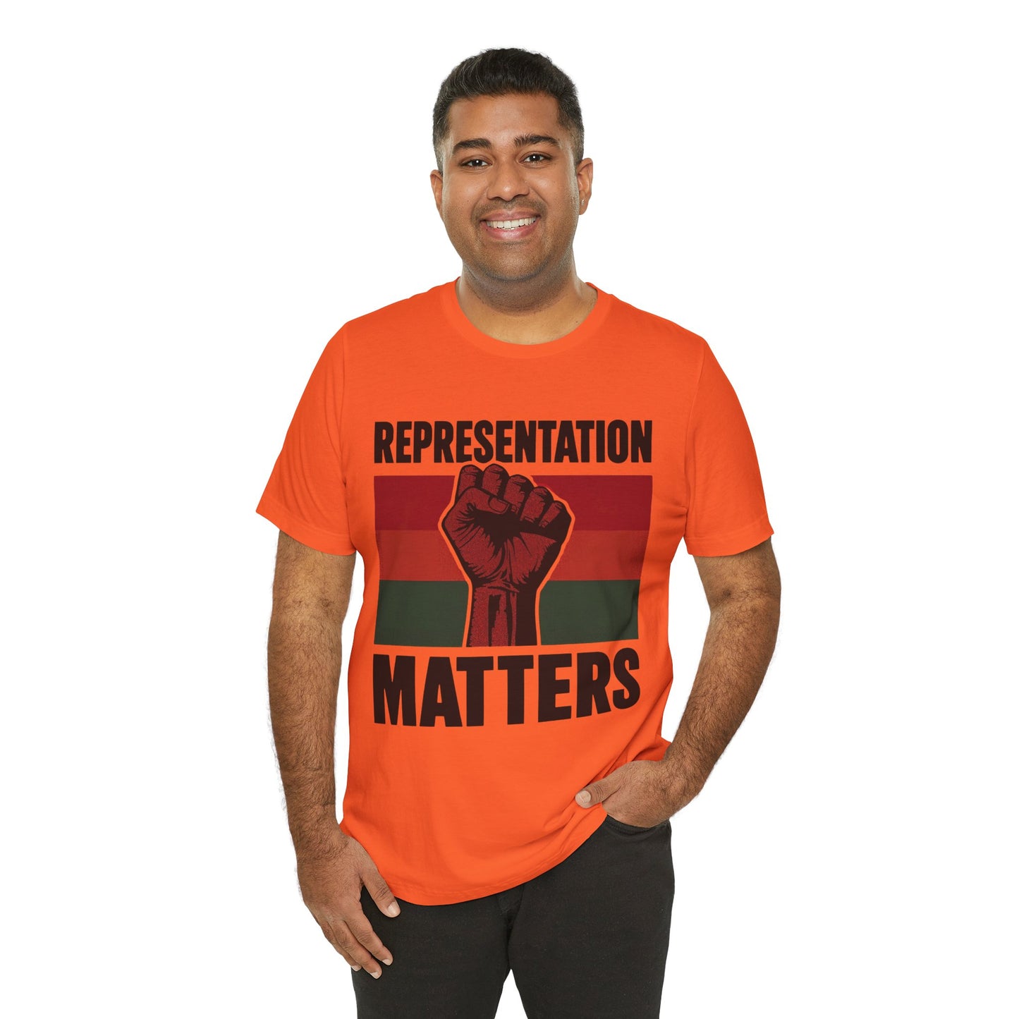Representation Matters – Unisex Tee | Statement Shirt for Advocacy & Awareness | Black History Month Apparel | Gift for Activists | Casual Wear