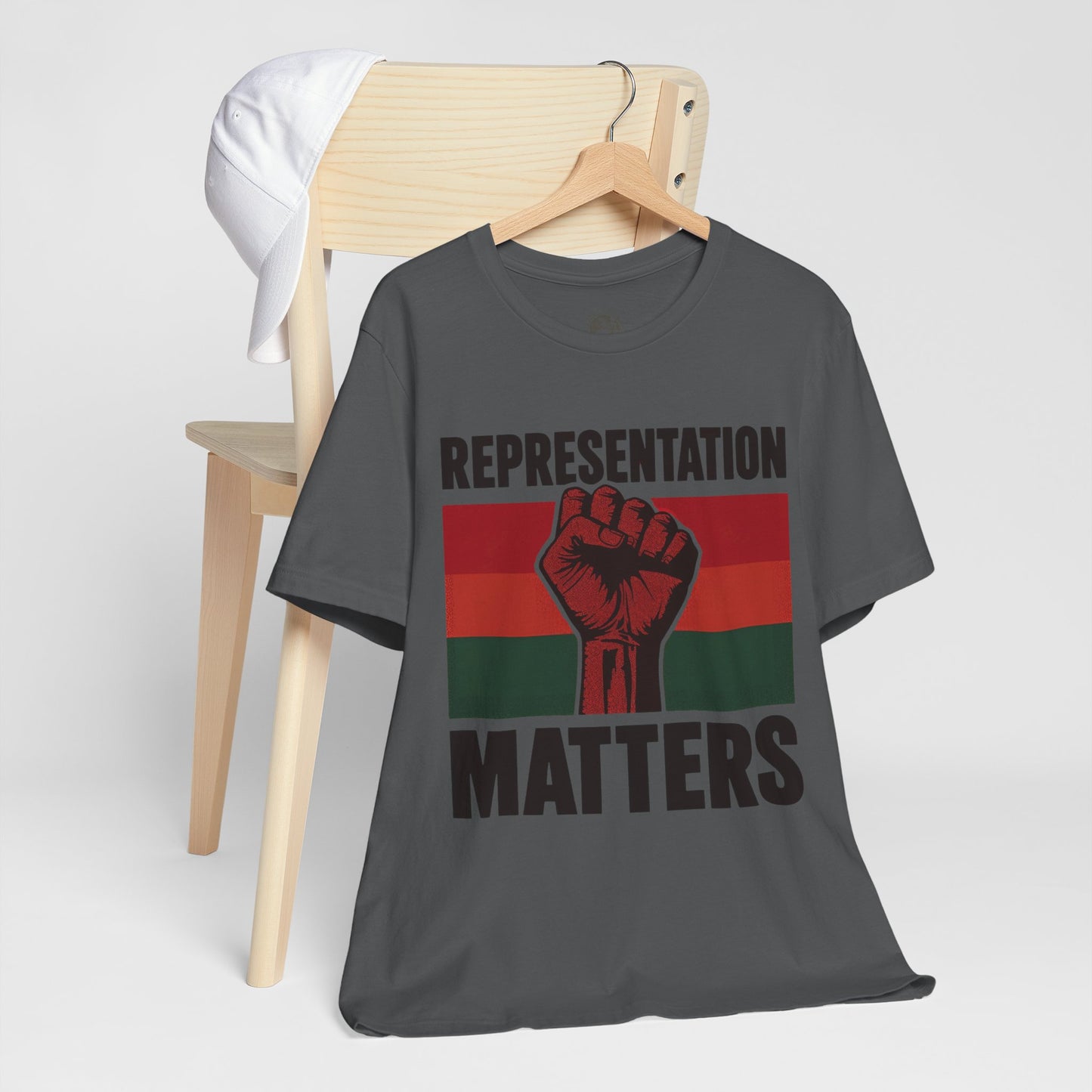 Representation Matters – Unisex Tee | Statement Shirt for Advocacy & Awareness | Black History Month Apparel | Gift for Activists | Casual Wear