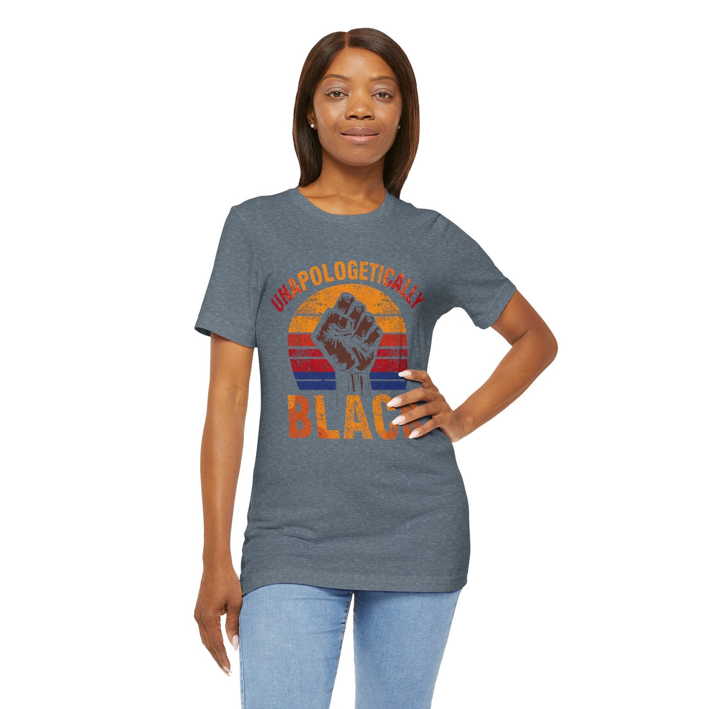 Unapologetically Black – Unisex Jersey Short Sleeve Tee | Racial Justice Shirt | Activism Apparel | Empowerment T-Shirt | Gift for Activists