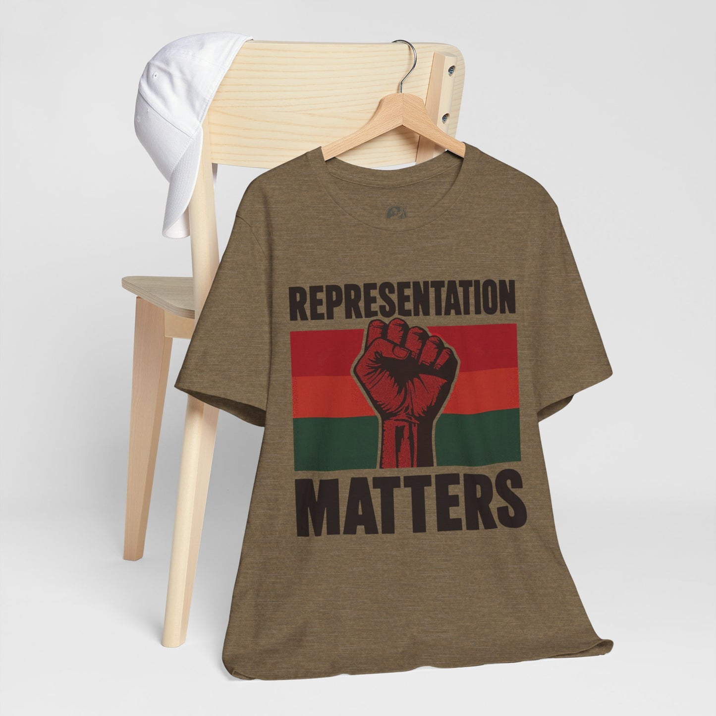Representation Matters – Unisex Tee | Statement Shirt for Advocacy & Awareness | Black History Month Apparel | Gift for Activists | Casual Wear