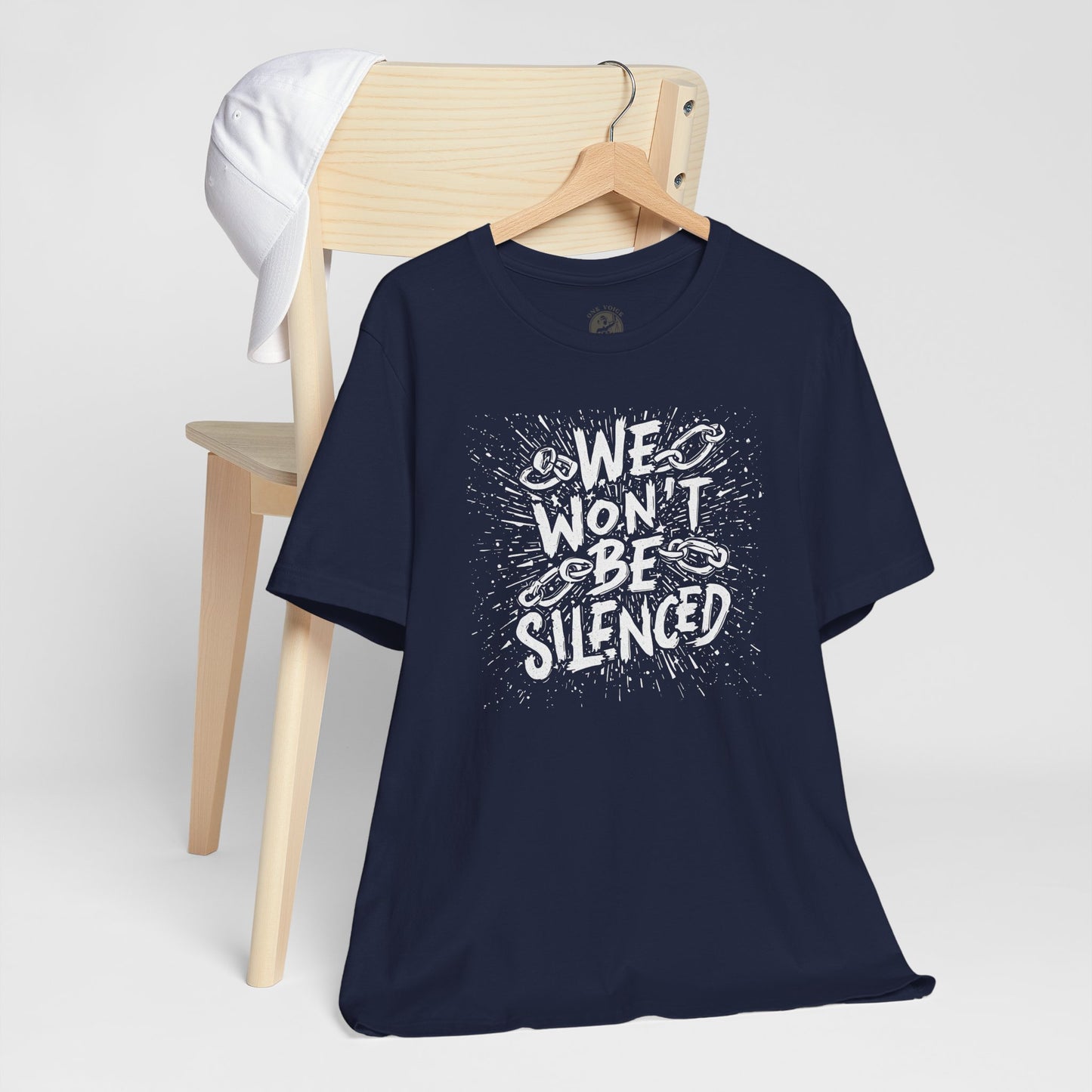 We Won’t Be Silenced Tee – Unisex StatementWEAR Graphic Shirt for Activists, Protest Apparel, Social Justice Gift, Political Statement T-Shirt