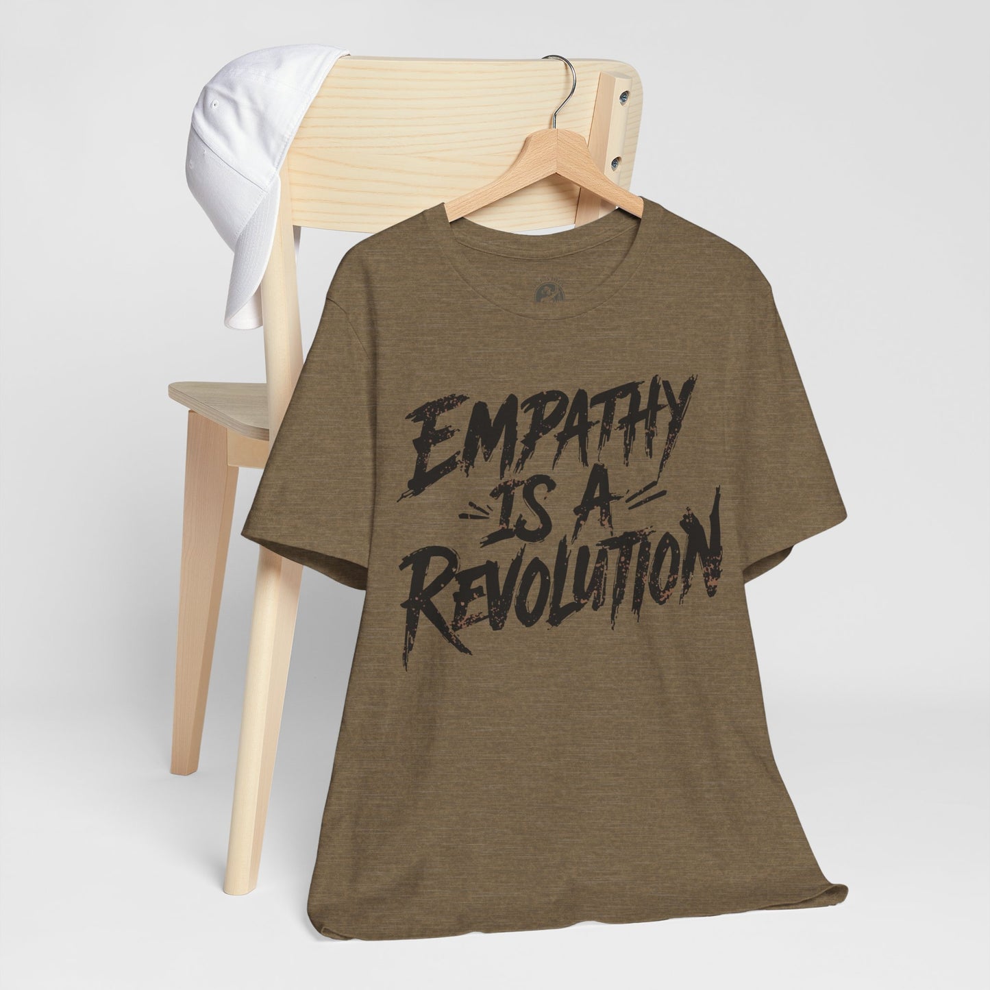 Empathy Is a Revolution T-Shirt | Unisex Short Sleeve Tee for Activism, Comfortable Casual Wear, Gift for Social Justice Enthusiasts