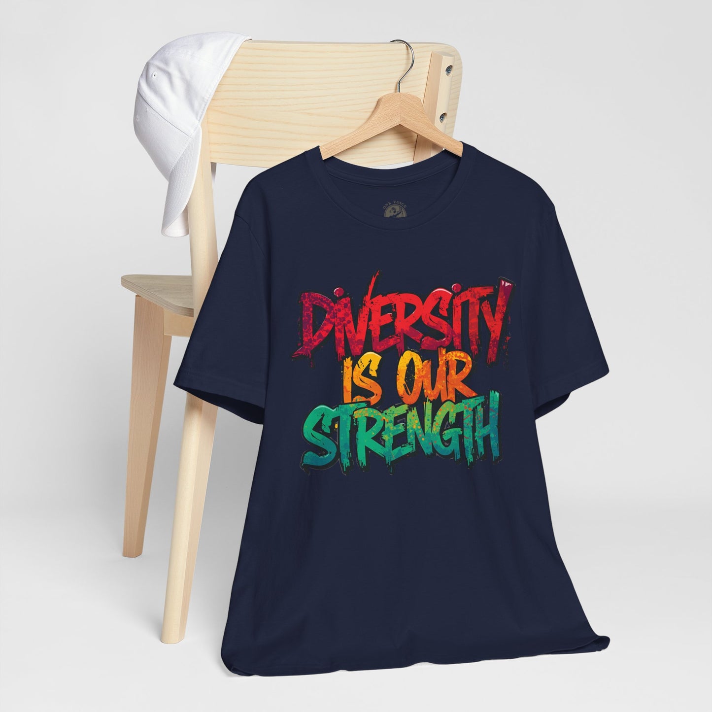 Diversity is Our Strength Tee – Unisex Jersey Short Sleeve T-Shirt | Inclusive Apparel | Social Justice Shirt | Gift for Activists | Colorful Equality Wear
