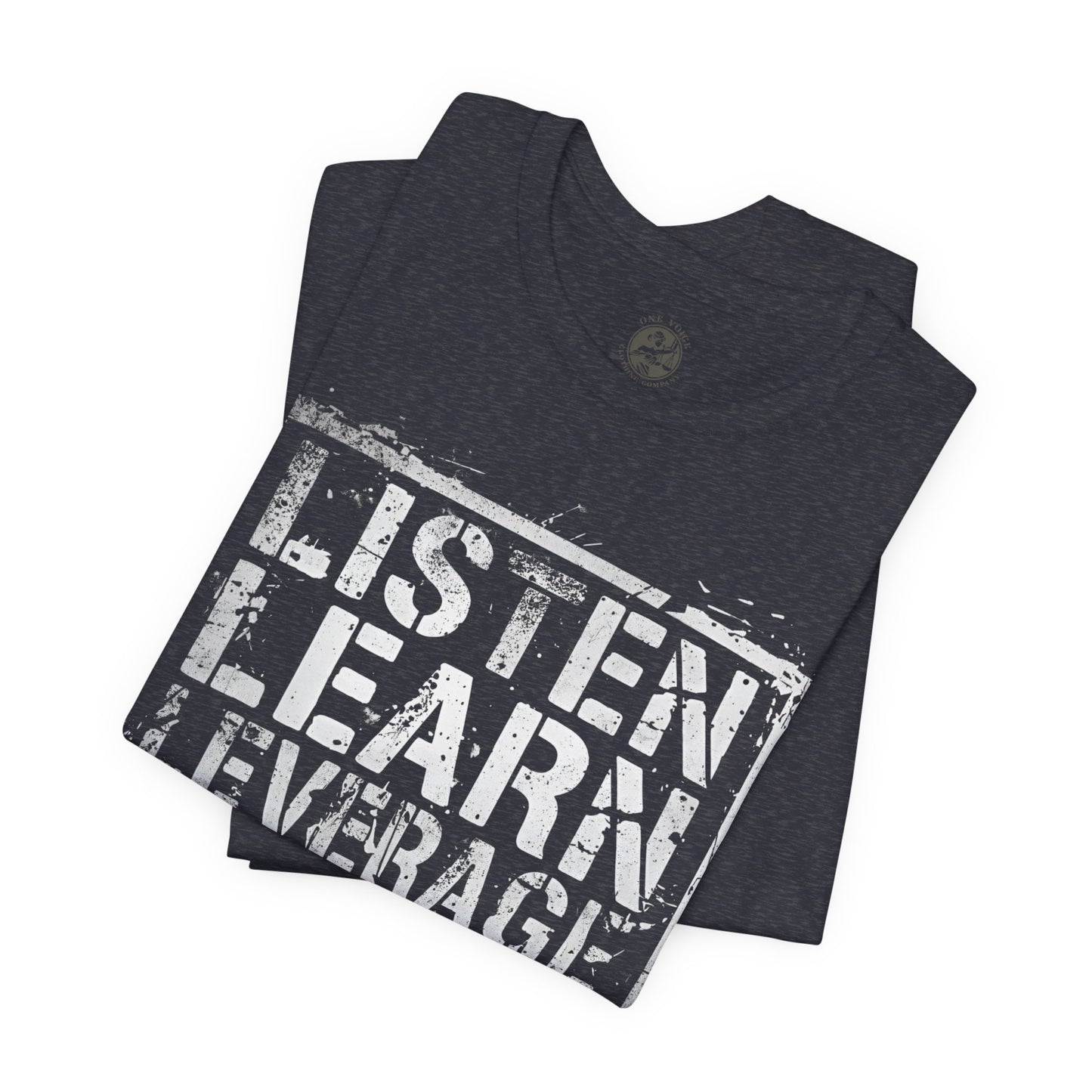 Listen, Learn Leverage Your Privilege for Good – Unisex Jersey Short Sleeve Shirt | Activism T-Shirt | Social Justice Apparel | Casual Wear | Gift for Advocates