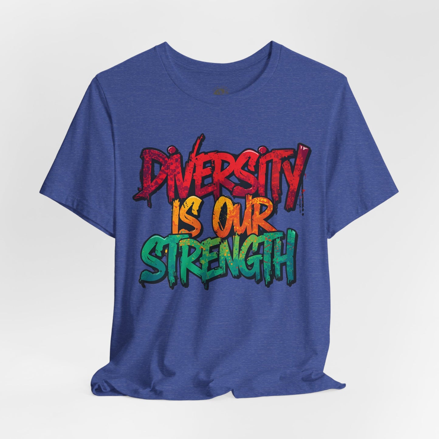 Diversity is Our Strength Tee – Unisex Jersey Short Sleeve T-Shirt | Inclusive Apparel | Social Justice Shirt | Gift for Activists | Colorful Equality Wear