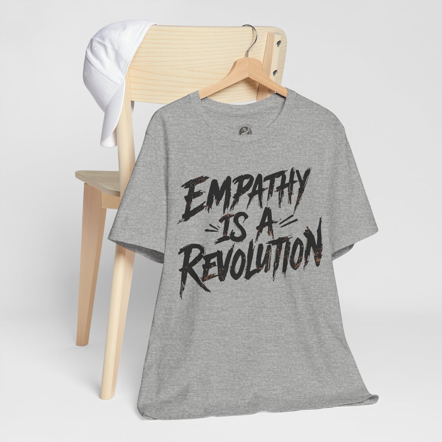 Empathy Is a Revolution T-Shirt | Unisex Short Sleeve Tee for Activism, Comfortable Casual Wear, Gift for Social Justice Enthusiasts