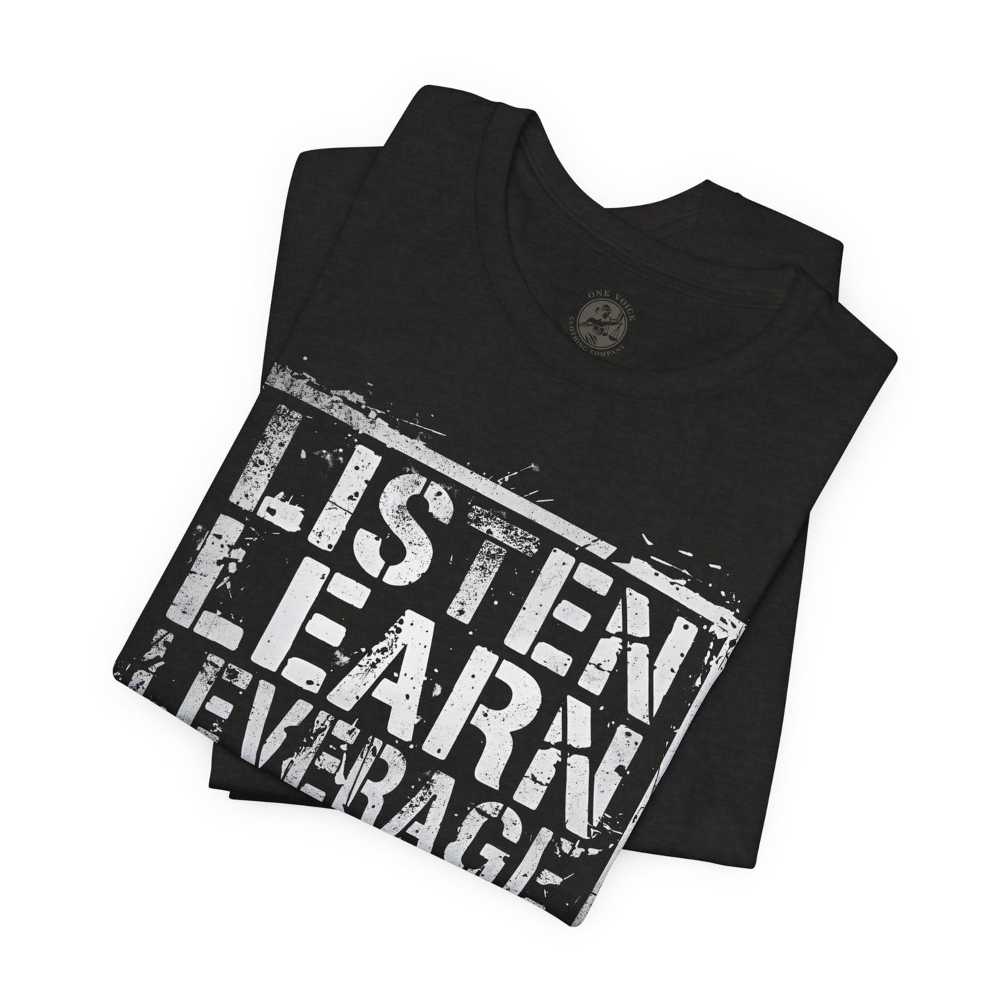 Listen, Learn Leverage Your Privilege for Good – Unisex Jersey Short Sleeve Shirt | Activism T-Shirt | Social Justice Apparel | Casual Wear | Gift for Advocates